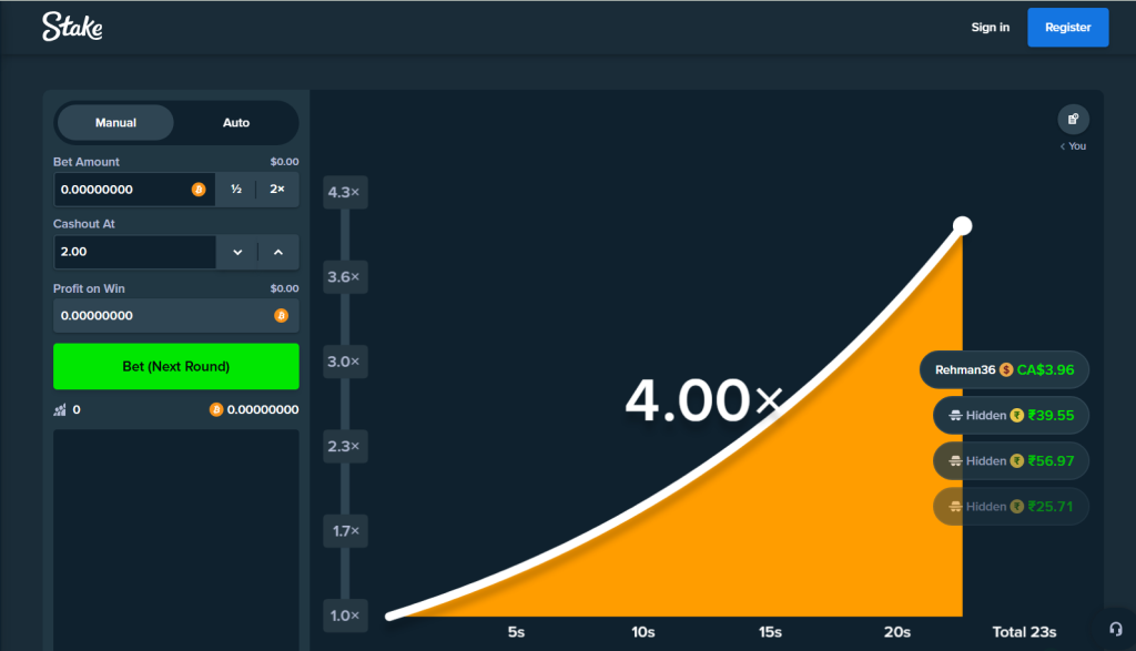 Stake Crash