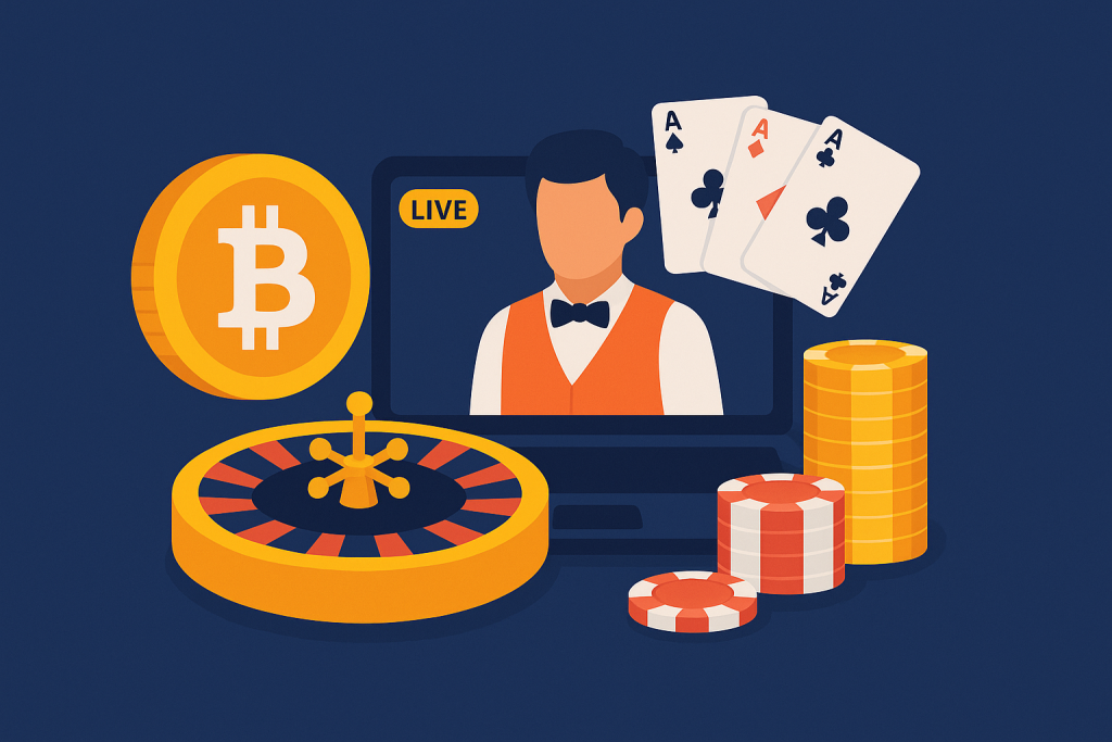 Bitcoin casino with live games 